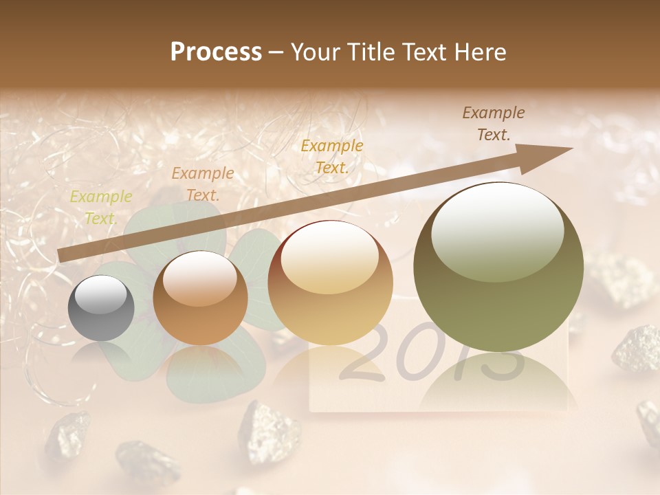 Sylvester Silvesterkarte Symbol PowerPoint Template