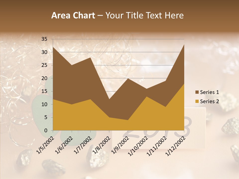 Sylvester Silvesterkarte Symbol PowerPoint Template