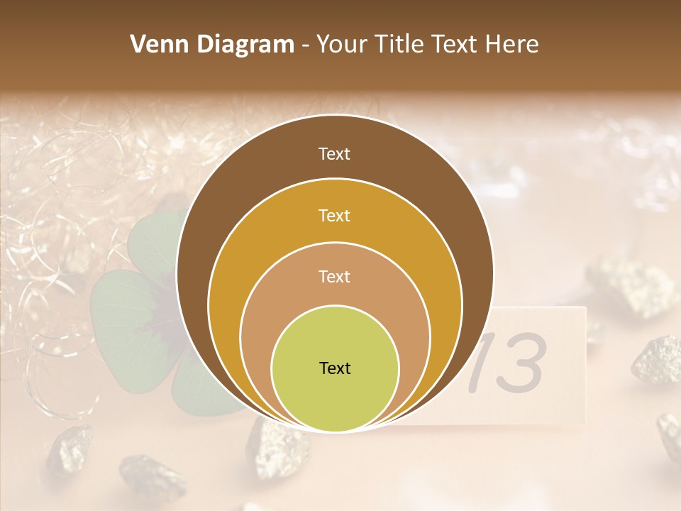 Sylvester Silvesterkarte Symbol PowerPoint Template