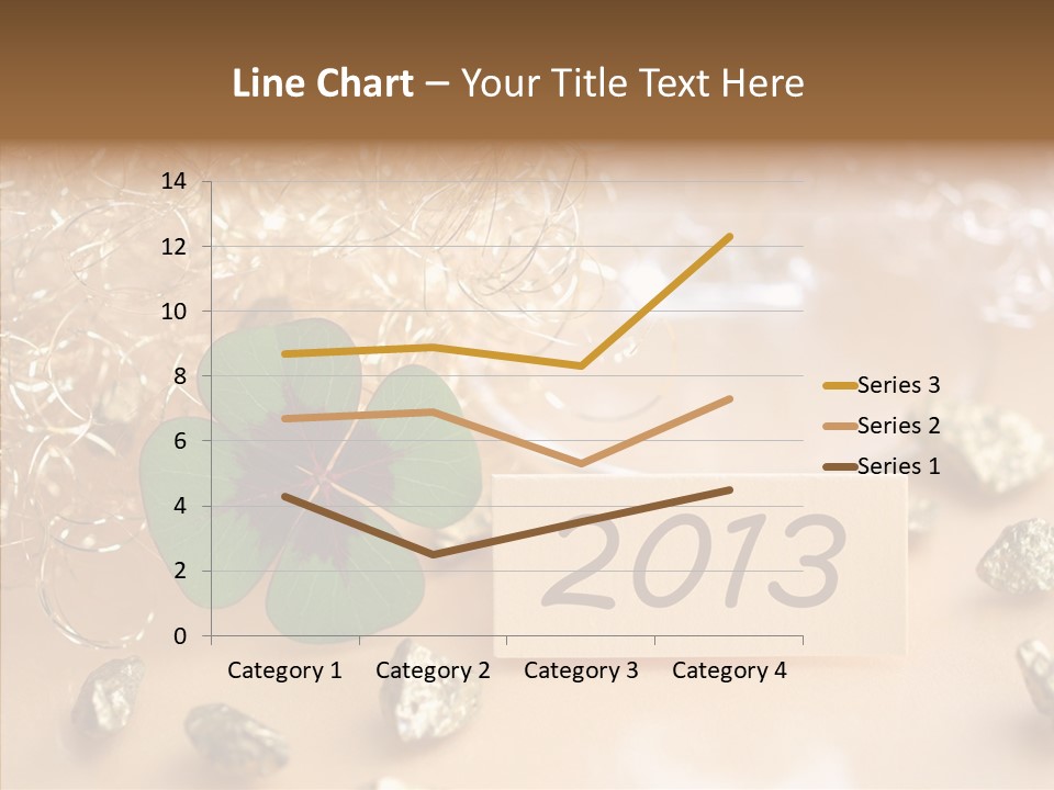 Sylvester Silvesterkarte Symbol PowerPoint Template