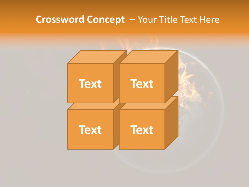 Doomsday Planet Europe PowerPoint Template
