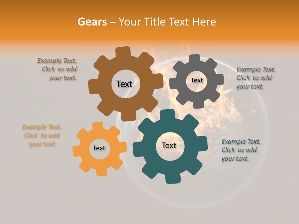 Doomsday Planet Europe PowerPoint Template