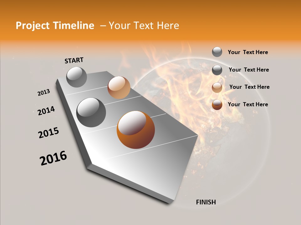 Doomsday Planet Europe PowerPoint Template