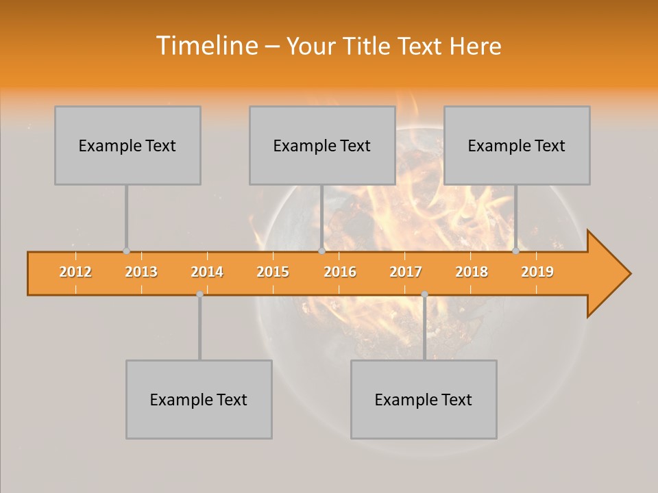 Doomsday Planet Europe PowerPoint Template