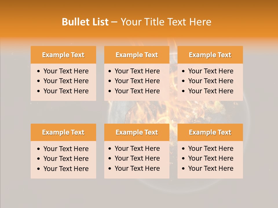 Doomsday Planet Europe PowerPoint Template