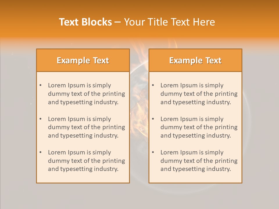 Doomsday Planet Europe PowerPoint Template