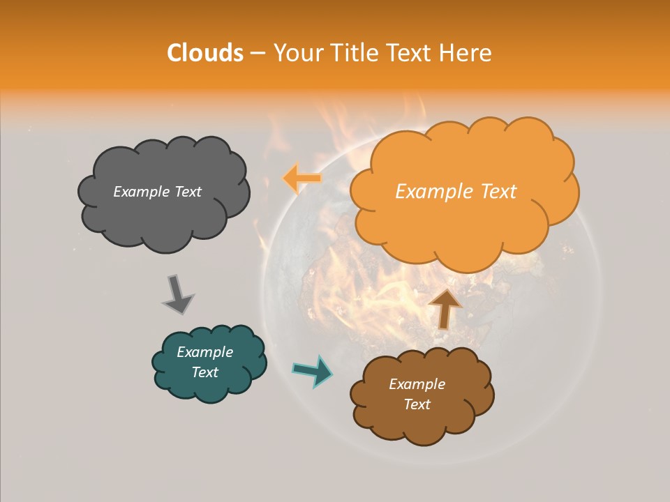 Doomsday Planet Europe PowerPoint Template