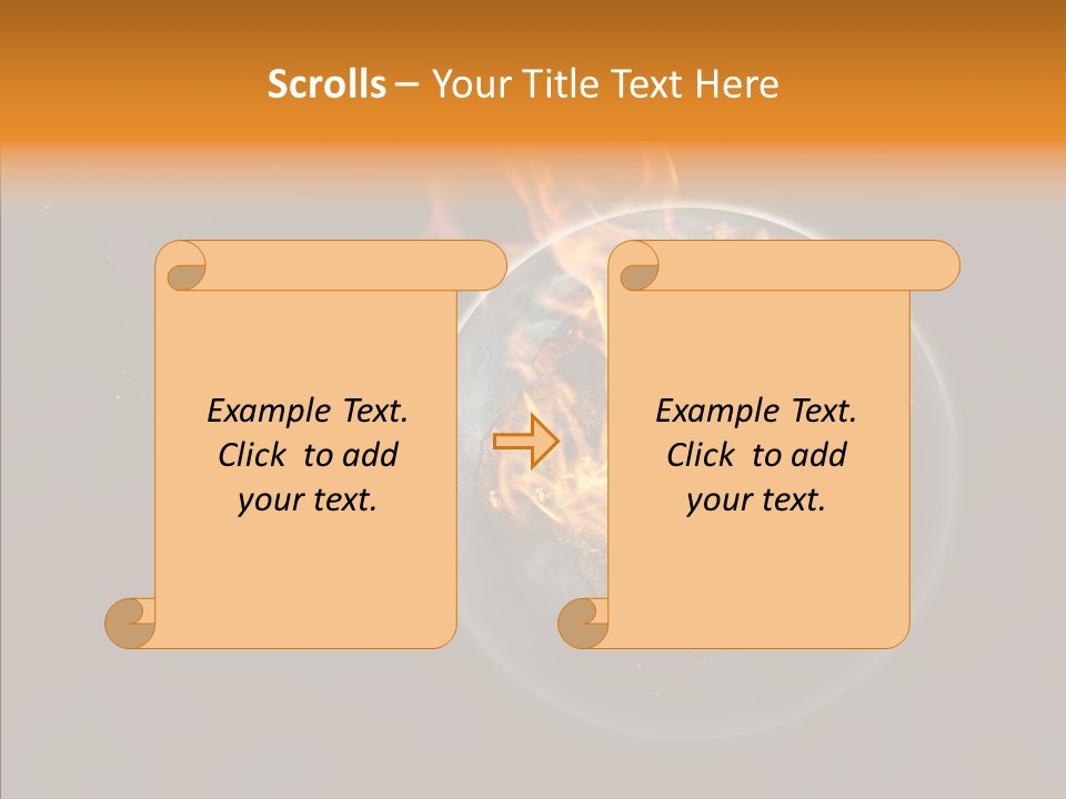 Doomsday Planet Europe PowerPoint Template