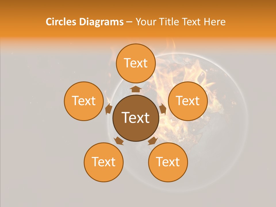 Doomsday Planet Europe PowerPoint Template