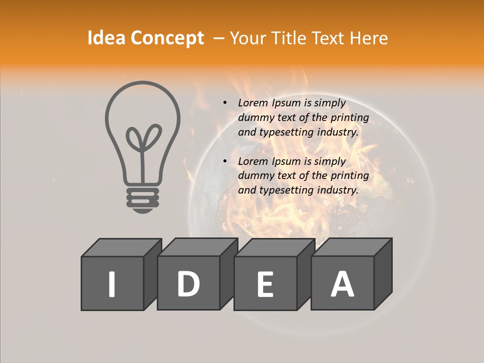 Doomsday Planet Europe PowerPoint Template