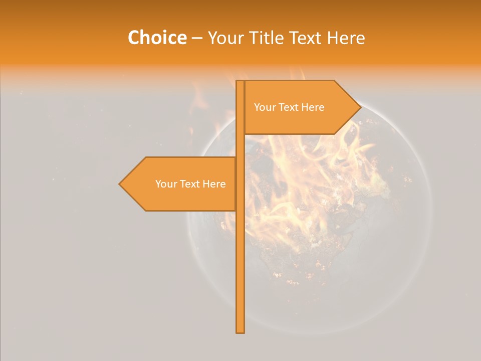 Doomsday Planet Europe PowerPoint Template