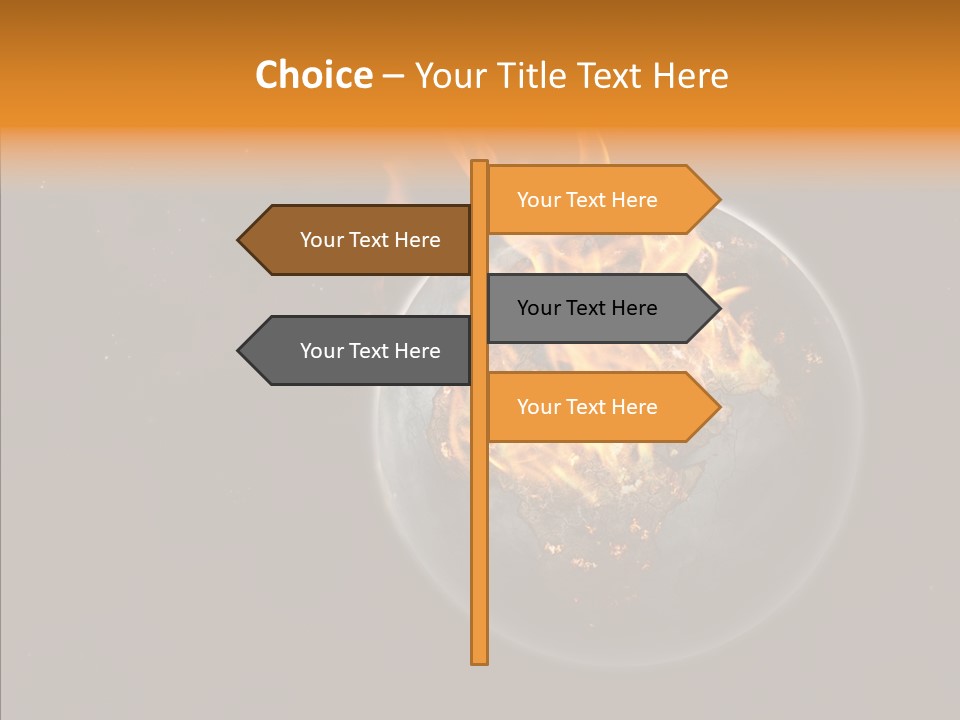 Doomsday Planet Europe PowerPoint Template