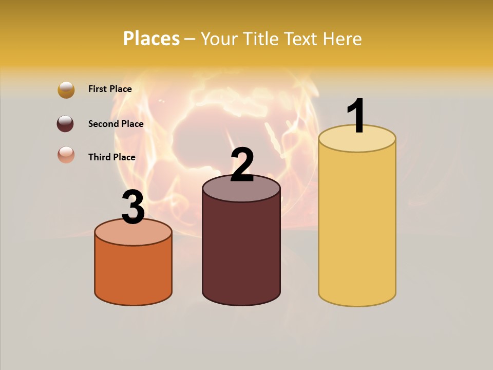 Destruction Generated Illustration PowerPoint Template