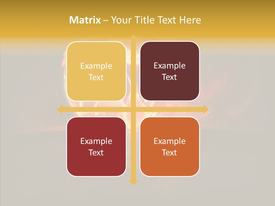 Destruction Generated Illustration PowerPoint Template