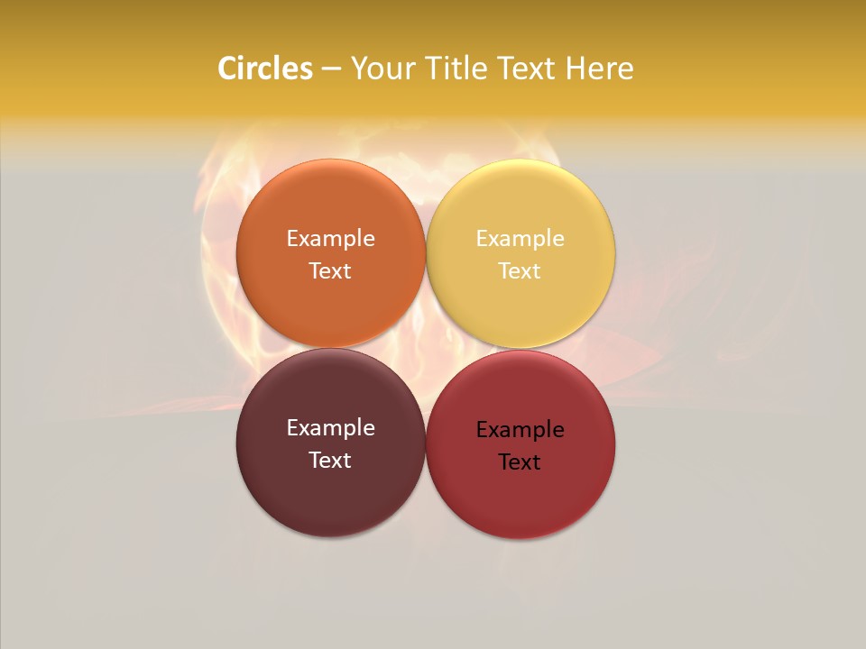 Destruction Generated Illustration PowerPoint Template