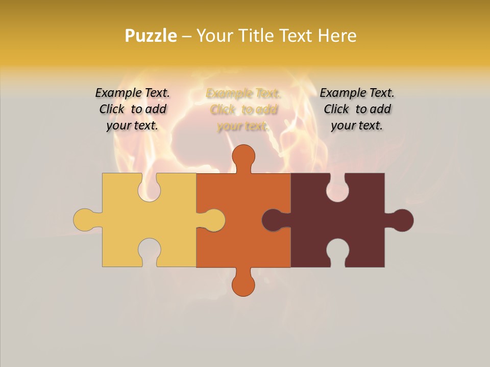 Destruction Generated Illustration PowerPoint Template