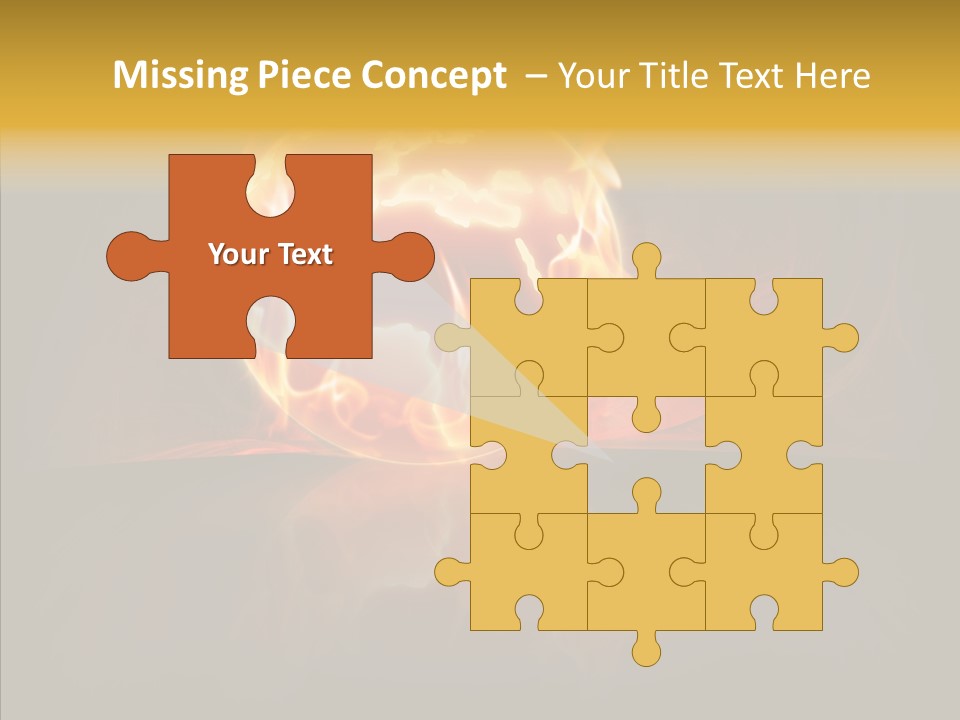 Destruction Generated Illustration PowerPoint Template