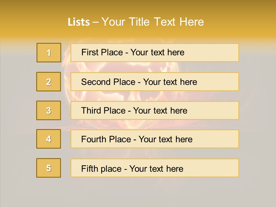 Destruction Generated Illustration PowerPoint Template