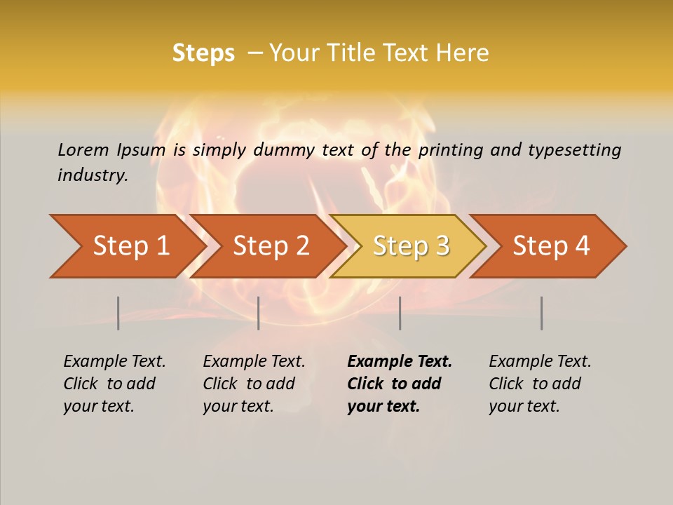 Destruction Generated Illustration PowerPoint Template
