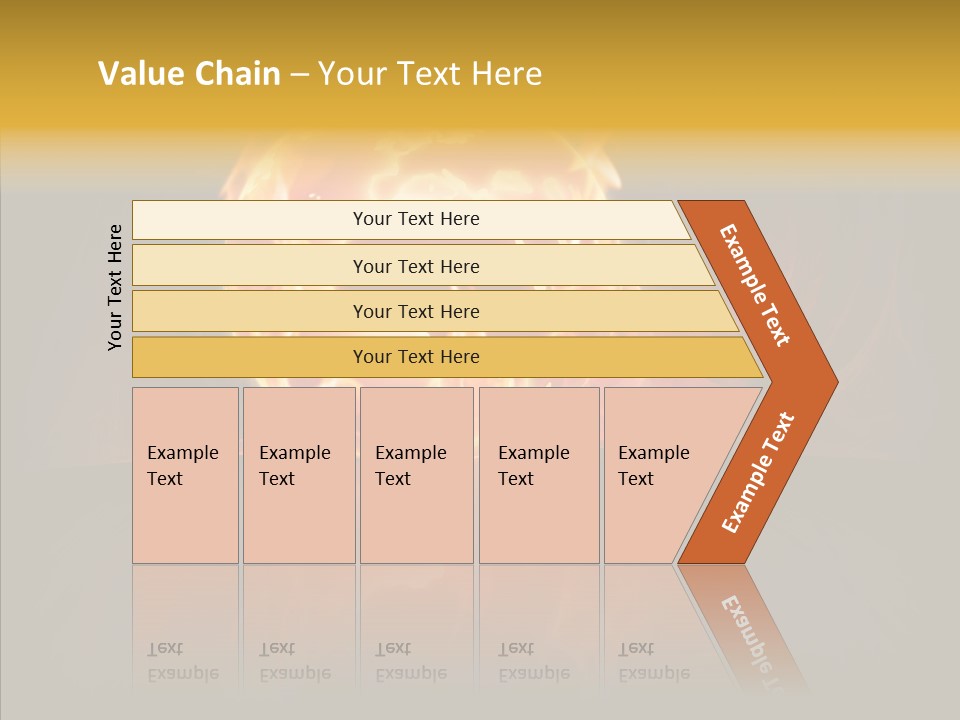 Destruction Generated Illustration PowerPoint Template