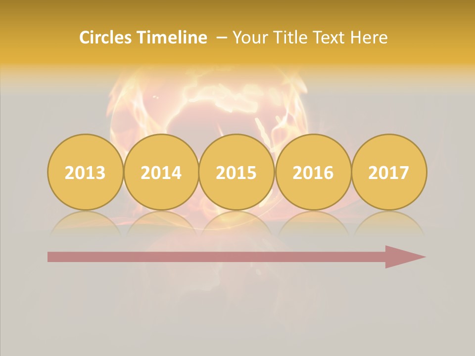 Destruction Generated Illustration PowerPoint Template