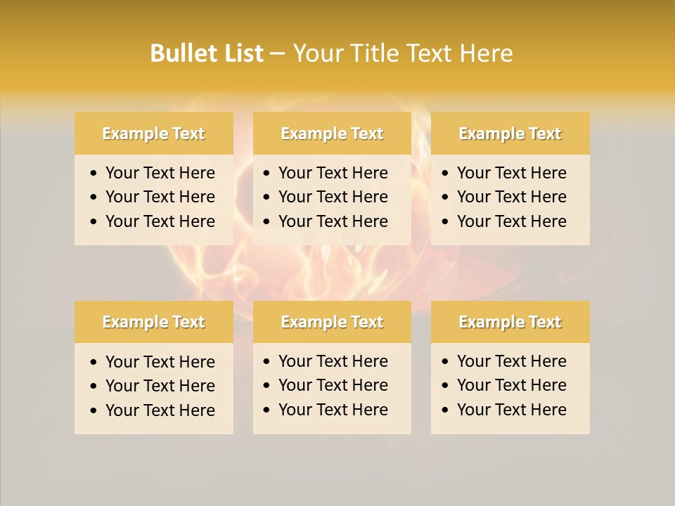 Destruction Generated Illustration PowerPoint Template
