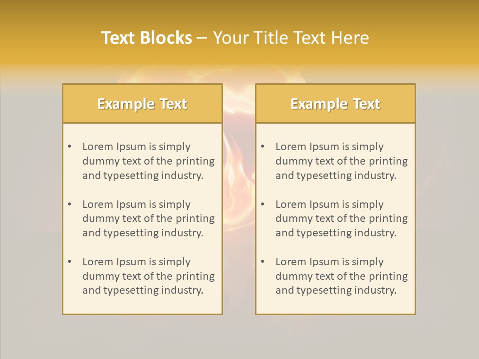Destruction Generated Illustration PowerPoint Template