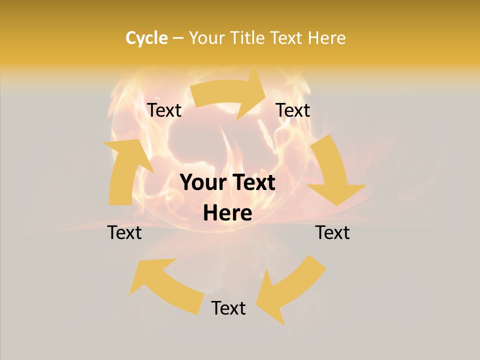 Destruction Generated Illustration PowerPoint Template