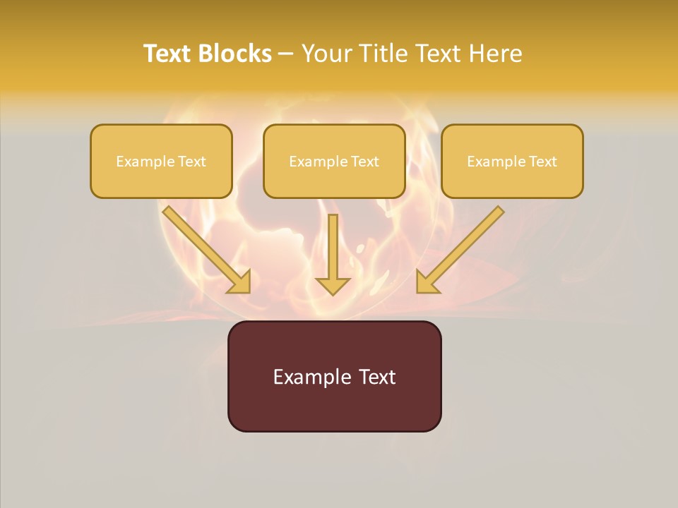 Destruction Generated Illustration PowerPoint Template