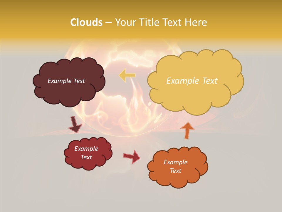 Destruction Generated Illustration PowerPoint Template