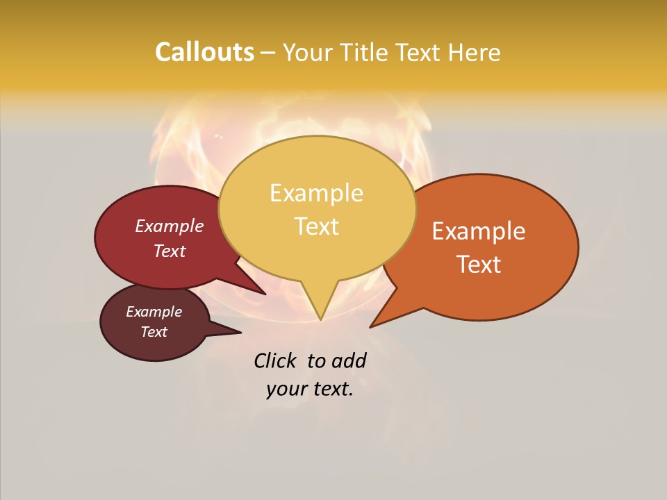 Destruction Generated Illustration PowerPoint Template