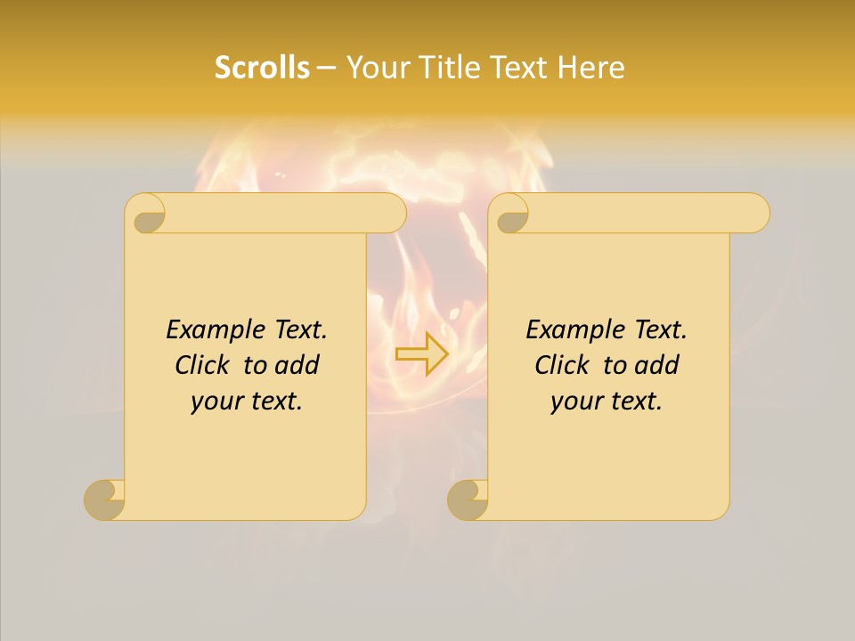 Destruction Generated Illustration PowerPoint Template