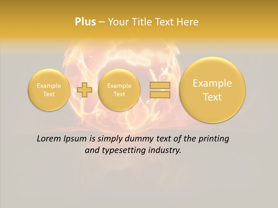 Destruction Generated Illustration PowerPoint Template