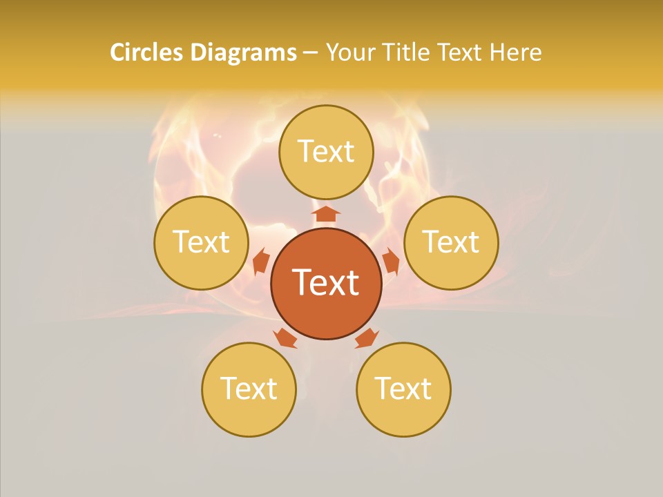 Destruction Generated Illustration PowerPoint Template