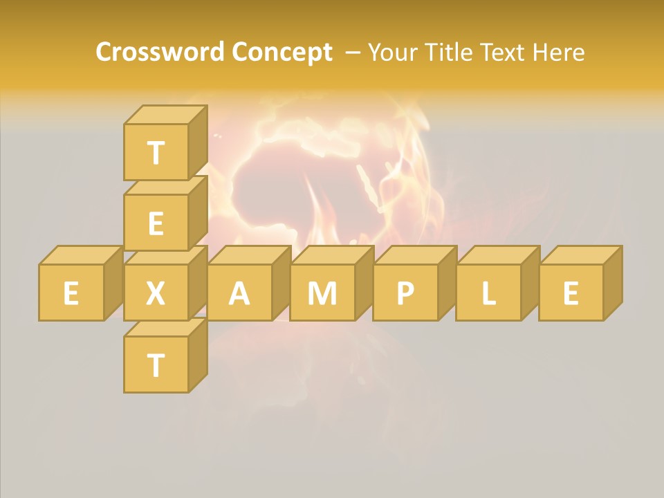 Destruction Generated Illustration PowerPoint Template