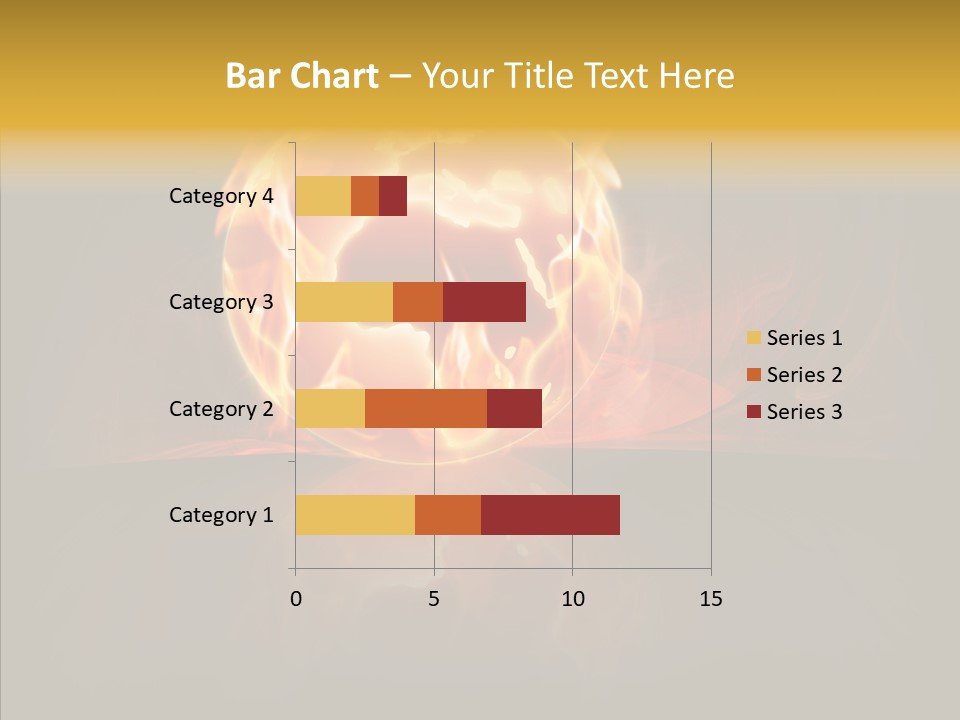 Destruction Generated Illustration PowerPoint Template