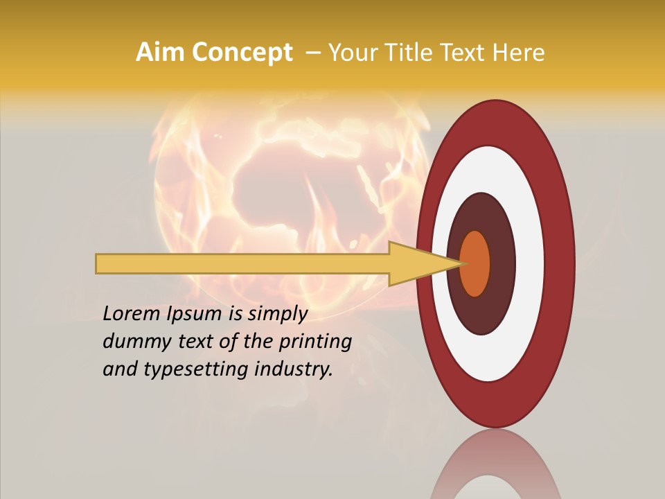 Destruction Generated Illustration PowerPoint Template