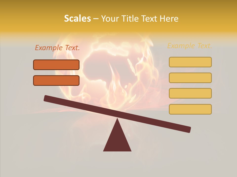 Destruction Generated Illustration PowerPoint Template