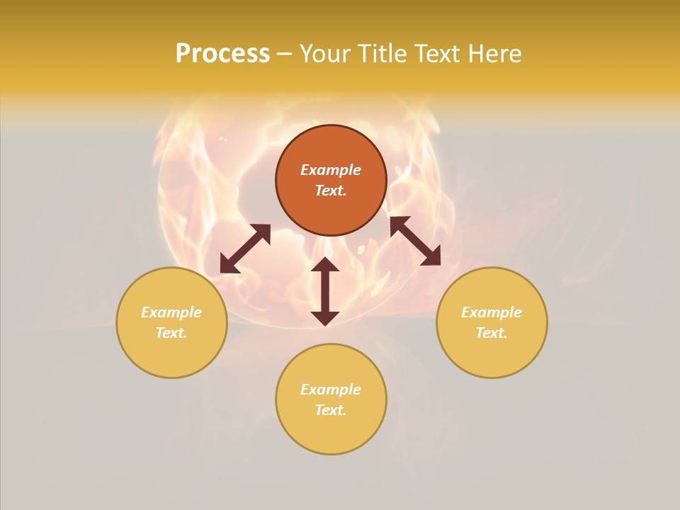 Destruction Generated Illustration PowerPoint Template