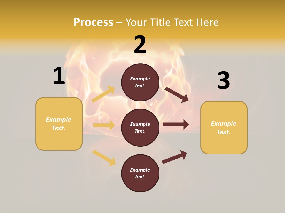 Destruction Generated Illustration PowerPoint Template