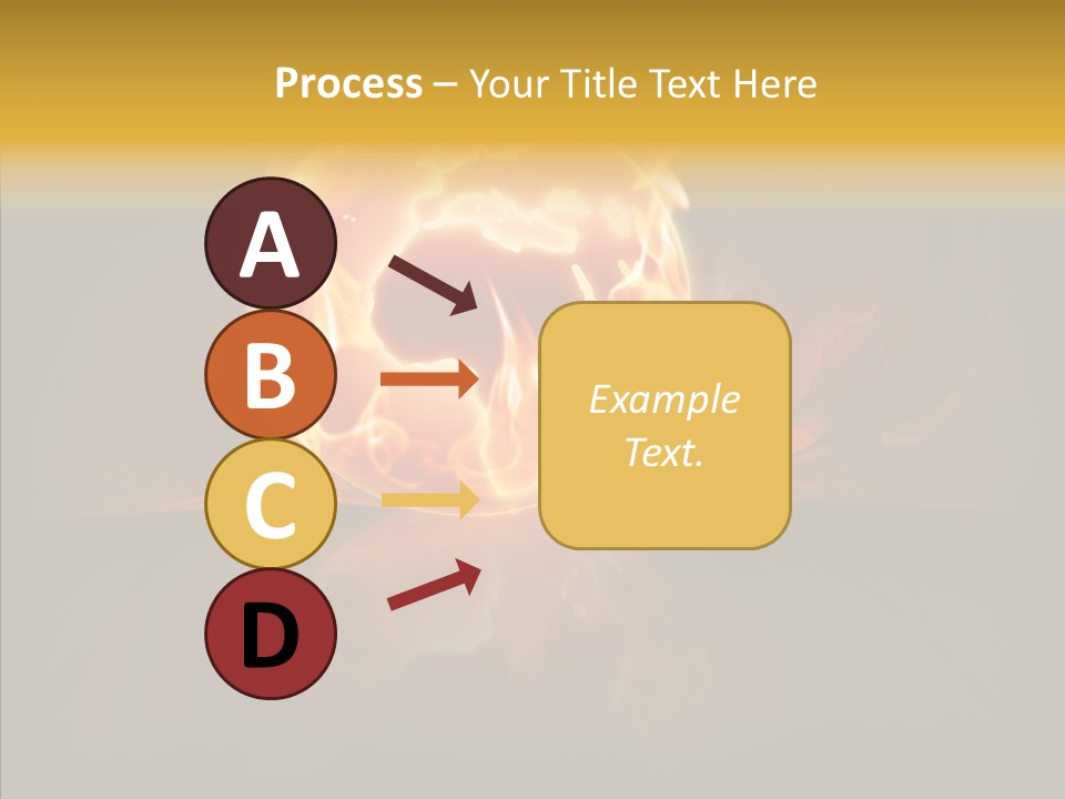 Destruction Generated Illustration PowerPoint Template