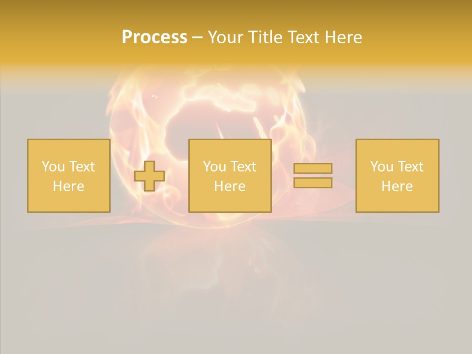 Destruction Generated Illustration PowerPoint Template