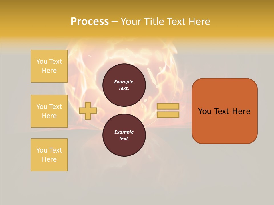 Destruction Generated Illustration PowerPoint Template