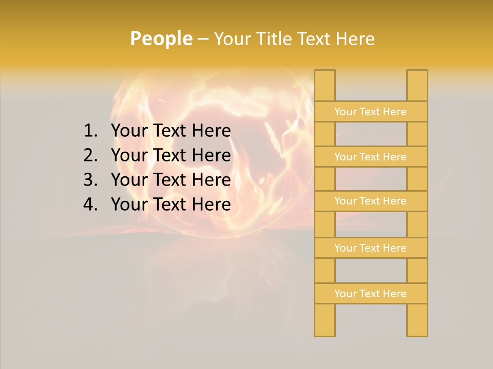 Destruction Generated Illustration PowerPoint Template