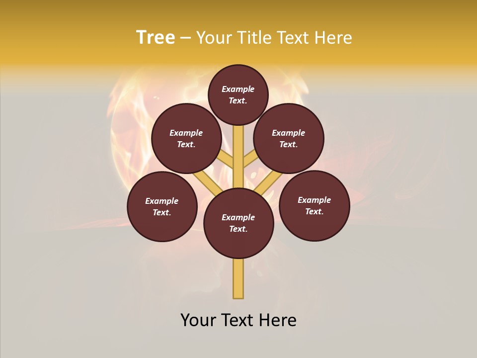 Destruction Generated Illustration PowerPoint Template