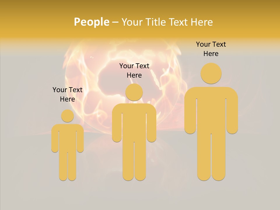 Destruction Generated Illustration PowerPoint Template