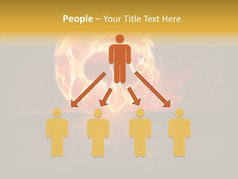 Destruction Generated Illustration PowerPoint Template