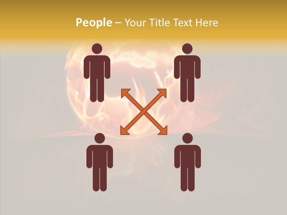 Destruction Generated Illustration PowerPoint Template