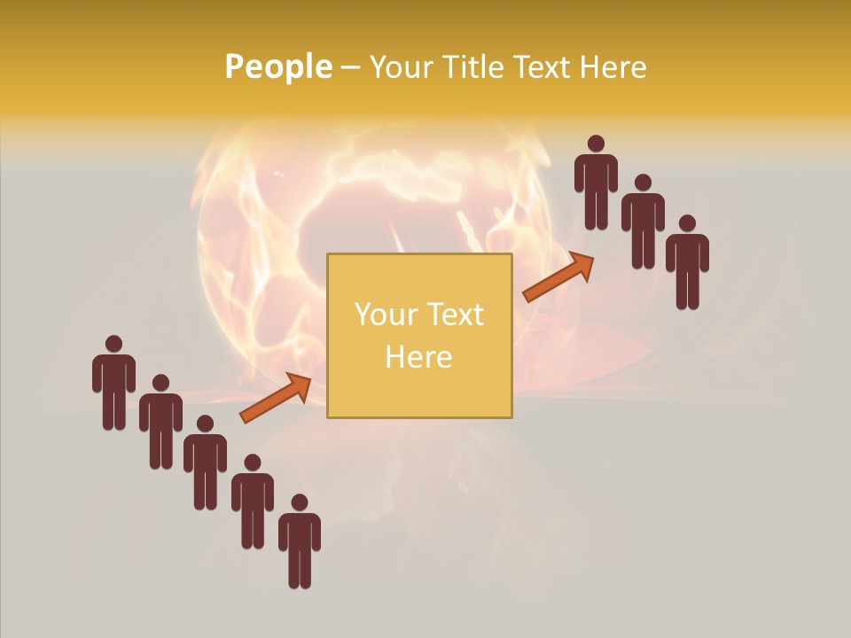 Destruction Generated Illustration PowerPoint Template