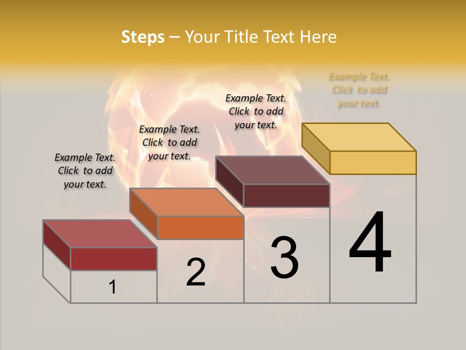Destruction Generated Illustration PowerPoint Template